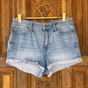 Hollister Jean Denim Shorts Size 7 W28